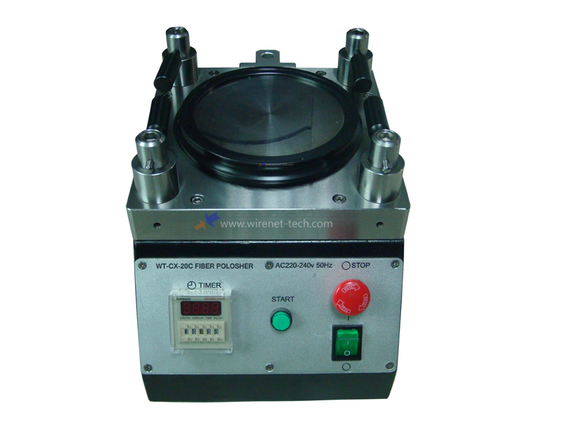 square pressure fiber optic polishing machine