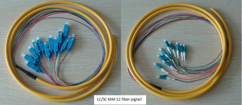 LC/SC MM 12 fiber Pigtail