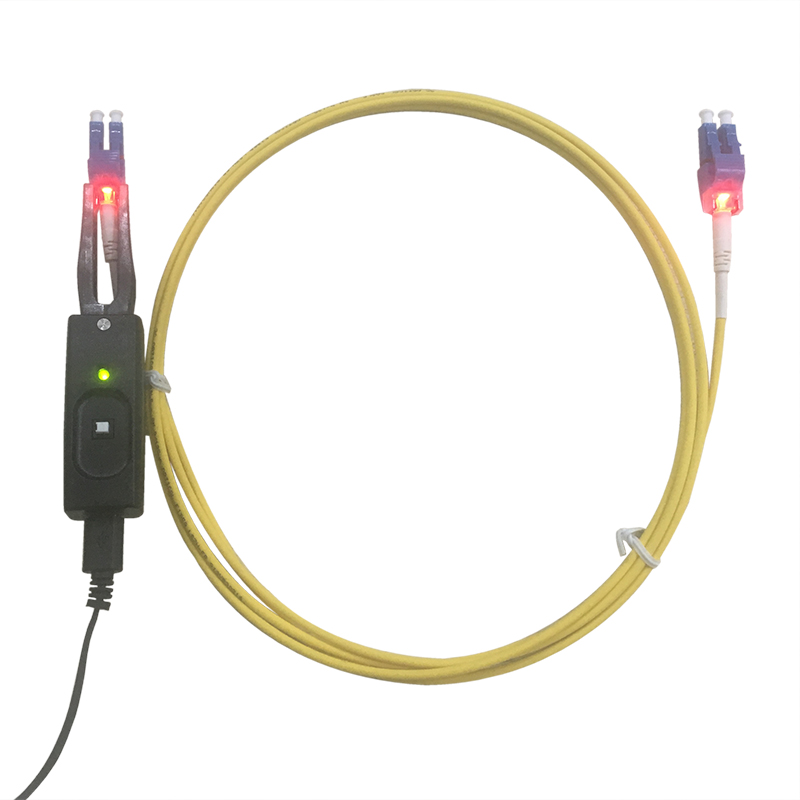 How to use optical LED light tracer patch cord